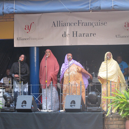 Gargar during soundcheck @ AF Harare