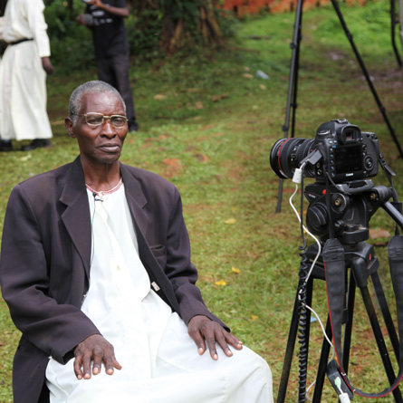 Livingstone Musisi during an interview