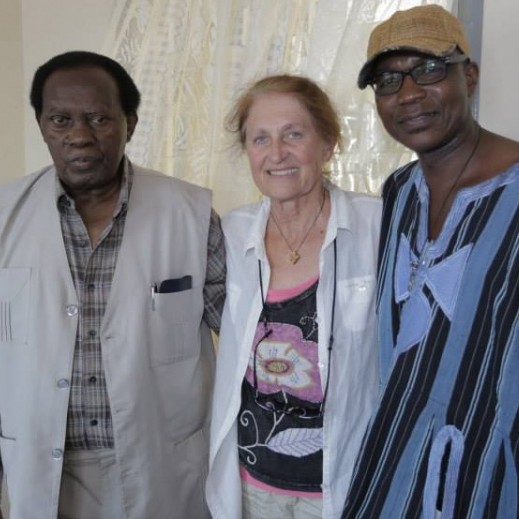 Left to right: Michael Kinyany Prof. Diane Thram (Director ILAM), Tabu Osusa (Founding Director Ketebul Music)