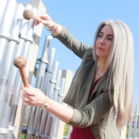 Scottish percussionist Dame Evelyn Glennie - Credit Caroline Purday